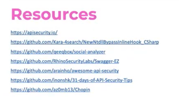 API Security Resources
