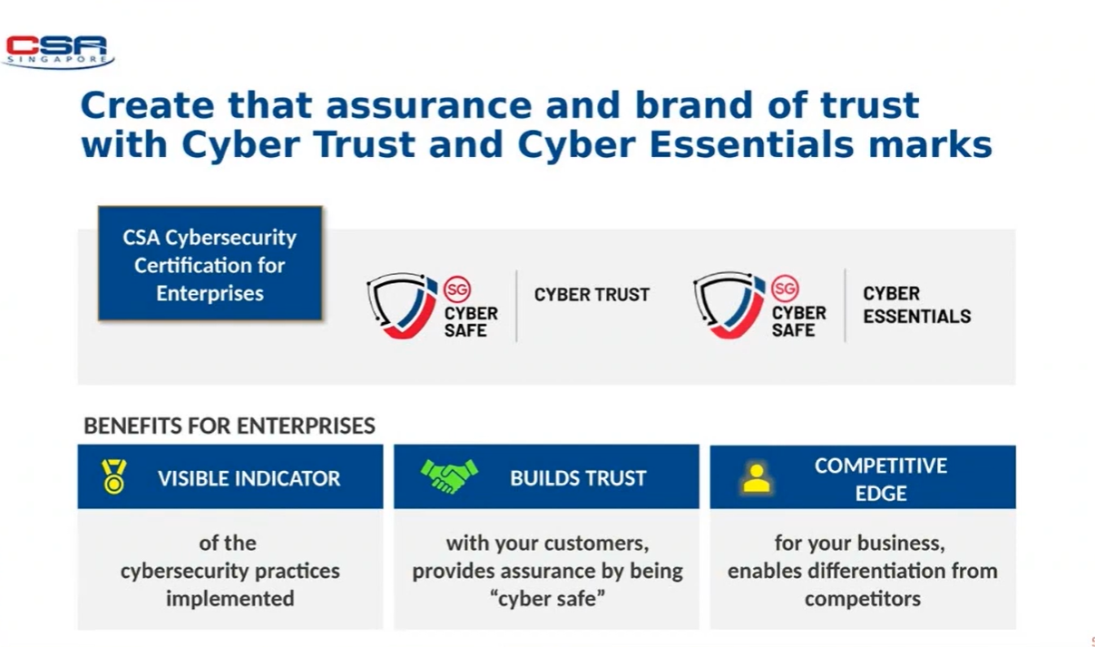 Cyber Essentials and Cyber Trust marks